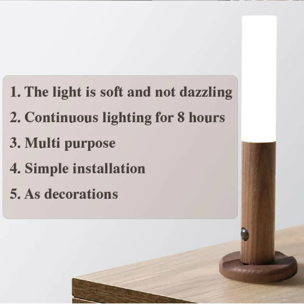 Wood Stick Maget Night Light