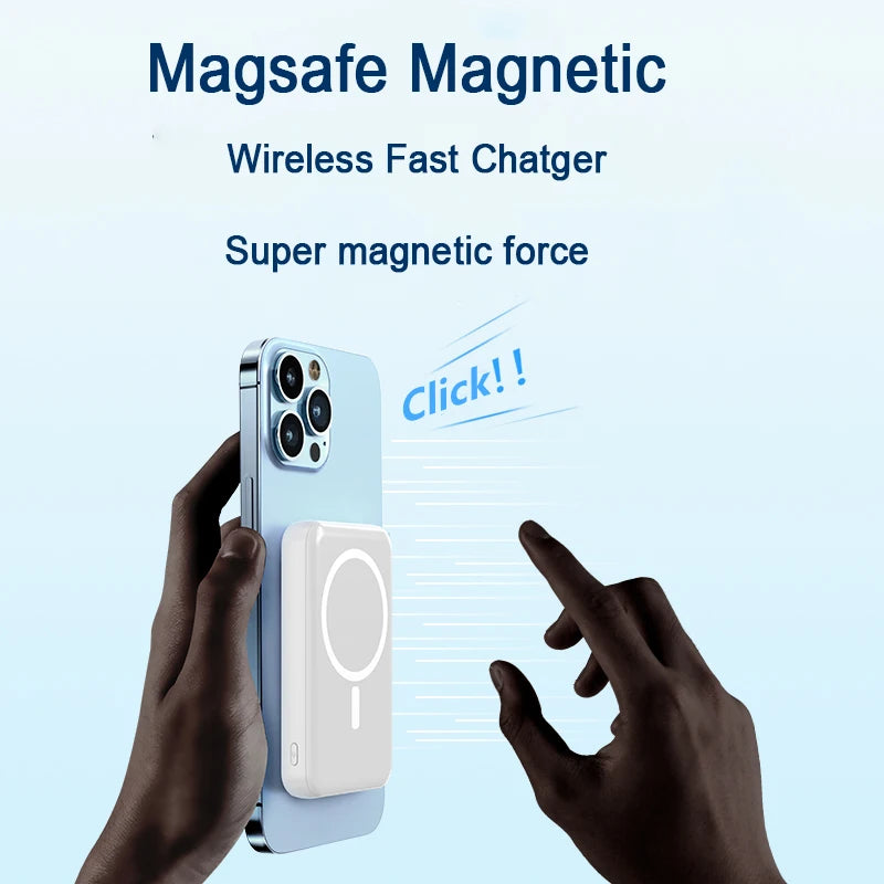 Magsafe Power Bank Magnetic Wireless iPhone / Type-C Cable